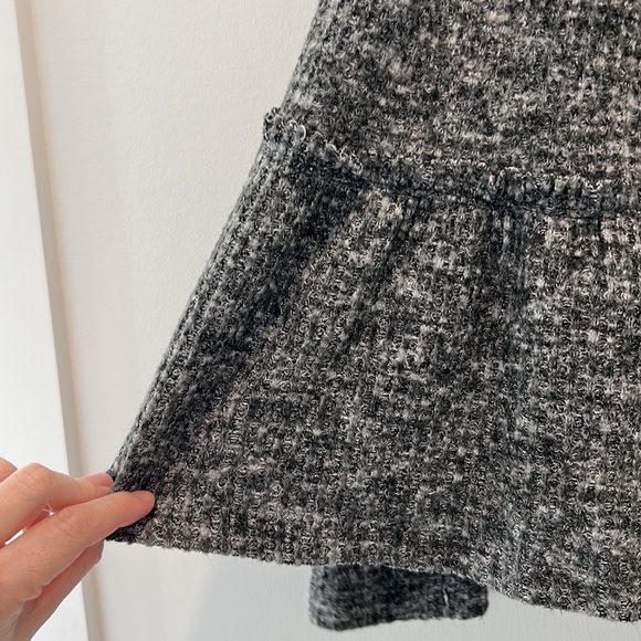 Anthropologie Mock Neck Peplum Top - Picture 2 of 4